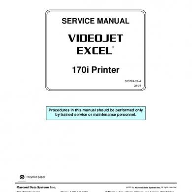 Videojet 1710 user manual download